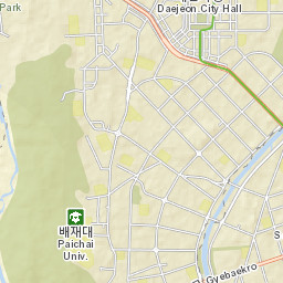 Daejeon Street Map