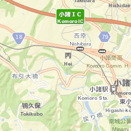 Komoro Street Map