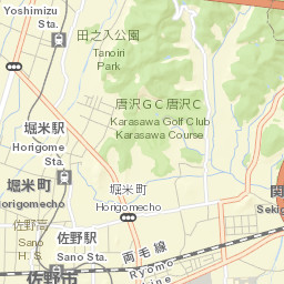 Sano Street Map