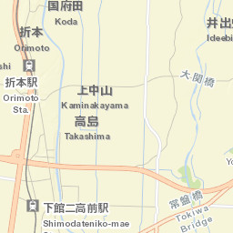 Chikusei Street Map