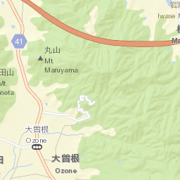 Sakuragawa-shi Street Map