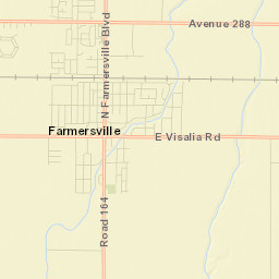 Farmersville Street Map