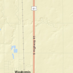 Waukomis Street Map