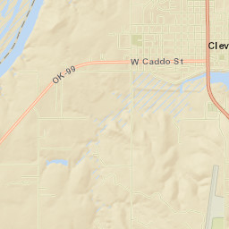 318 South Broadway Street, Cleveland, OK Street Map