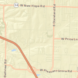 5805-5807 South 41st Street Rogers Street Map