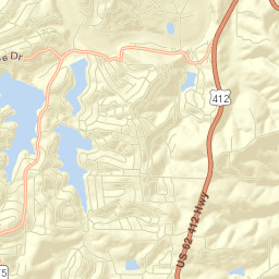 Cherokee Village Street Map