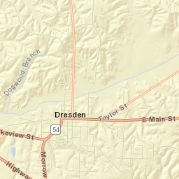 Weakley County Street Map