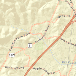 198 Dry Creek Road Goodlettsville TN Street Map