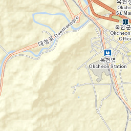 Okcheon Street Map