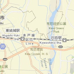 Yūki Street Map