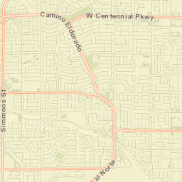 2714 Water Sport Ave North Las Vegas NV Street Map