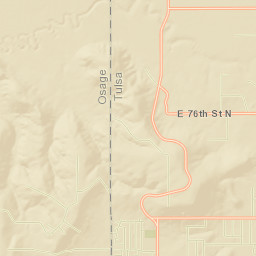 7601-7799 N 4th W Ave Tulsa OK Street Map