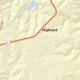 Highland Street Map