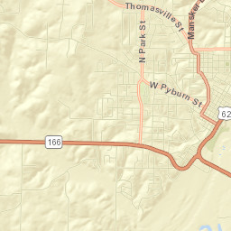 Pocahontas Street Map