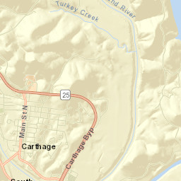 Carthage Street Map
