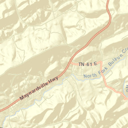 Maynardville Street Map