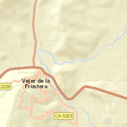 Vejer de la Frontera Street Map