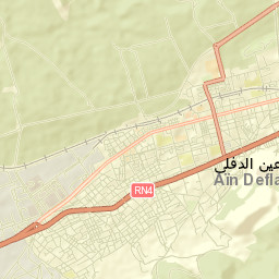Aïn Defla Street Map
