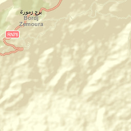 Bordj Zemoura Street Map