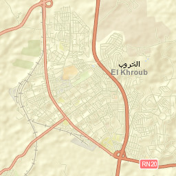 El Khroub Street Map