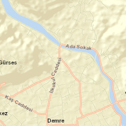 Demre Street Map