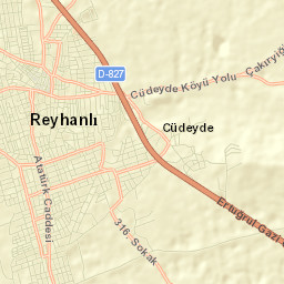 Reyhanlı Street Map