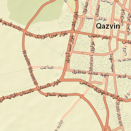 Qazvin Street Map