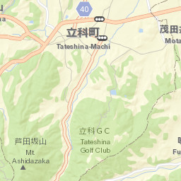 Tateshina Street Map