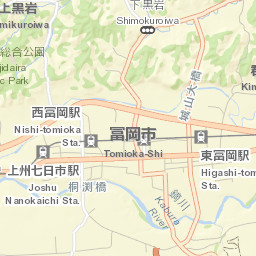 Tomioka-shi Street Map