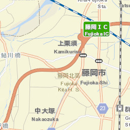 Fujioka Street Map