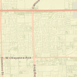 3105 Coleman Street North Las Vegas NV  Street Map