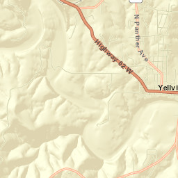 Yellville Street Map