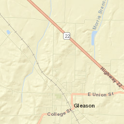 Gleason Street Map