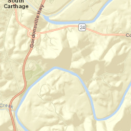 Highway 25, Carthage, TN 37030, USA Street Map