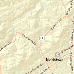 Morristown Street Map