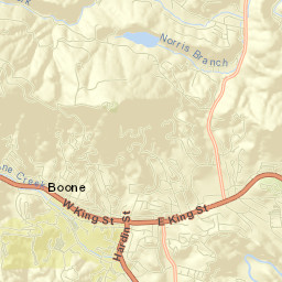 Boone Street Map