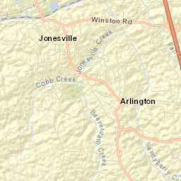 Jonesville Street Map