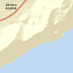 Akdere Street Map