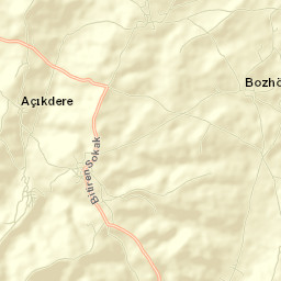 Açıkdere Street Map