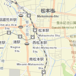 Matsumoto Street Map