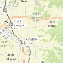Saku Street Map