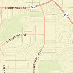 Pahrump Street Map