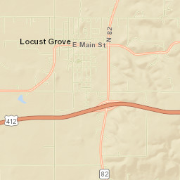 Wyandotte Street, Locust Grove, OK Street Map