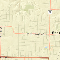 3801-3999 Willowood Avenue, Springdale Street Map