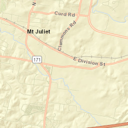 Mount Juliet Street Map