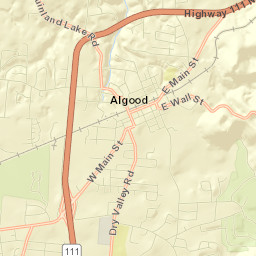 Algood Street Map
