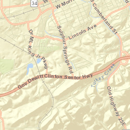 2291-2499 Roe Junction Rd Morristown Street Map