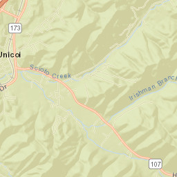 Unicoi Street Map