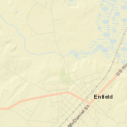 Enfield Street Map