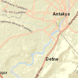 Antakya Street Map